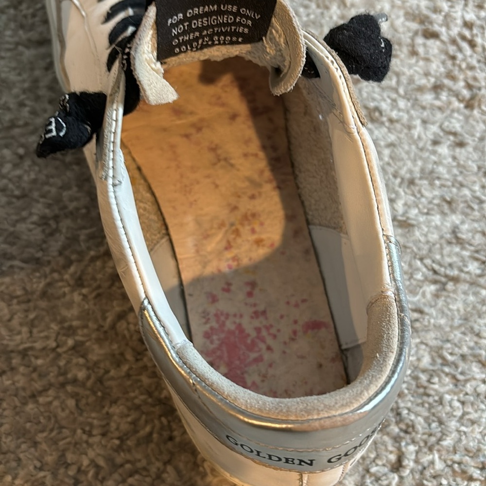 Golden goose white superstar sneakers with logo laces - Picture 8 of 10